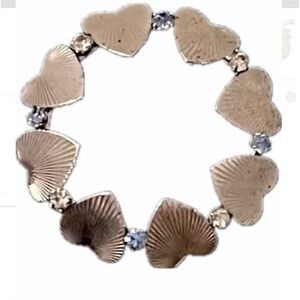 ☯️ Vintage Carl Art Rhinestone Stirling Silver Heart Wreath Pin Brooch